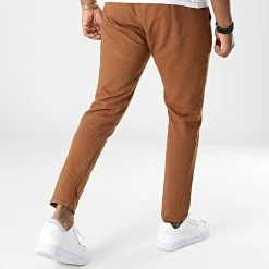 Meilleure affaire 🌟 Pantalon Jogging D9140 Camel de KZR ⌛ -KZR Soldes kzr 342079 D9140 TABACCO 20221027T162150 04