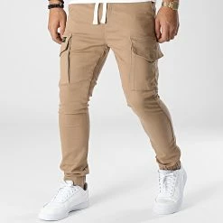 Vente flash 🛒 Pantalon Cargo TH37835 Marron de KZR 🛒