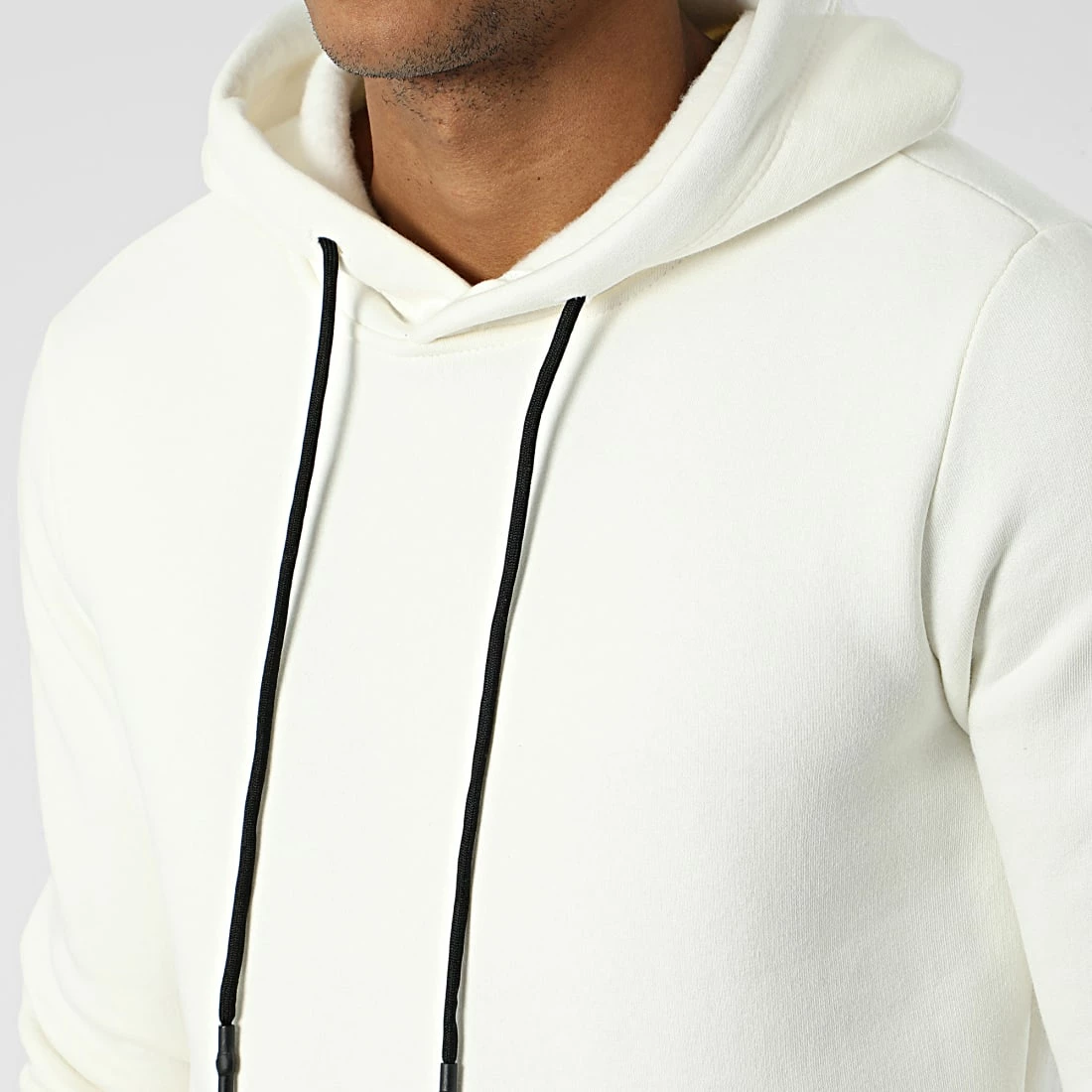 Nouveau ⭐ Sweat Capuche D7064 Beige Clair de KZR ❤️ 4 Nouveau ⭐ Sweat Capuche D7064 Beige Clair de KZR ❤️ – Image 2