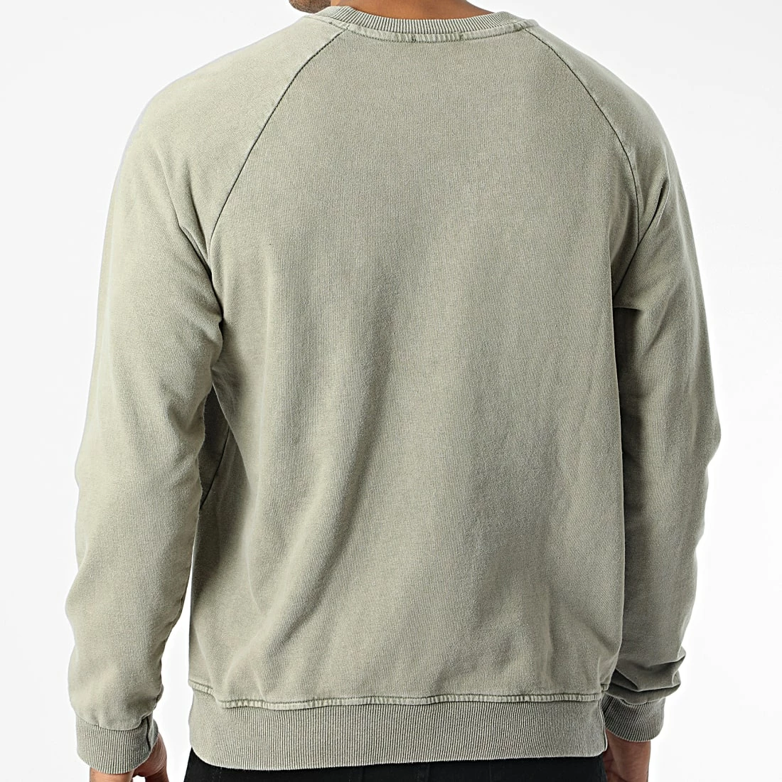 Bon marché 🔥 Sweat Crewneck D7418 Vert Kaki de KZR 😀 6 Bon marché 🔥 Sweat Crewneck D7418 Vert Kaki de KZR 😀 – Image 4