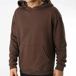 Bon marché ✔️ Sweat Capuche D7417 Marron de KZR ⭐