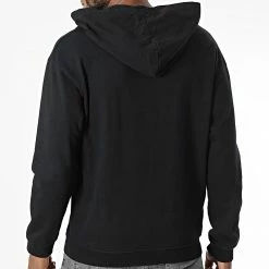 Bon marché 🛒 Sweat Capuche D7417 Noir de KZR ⭐ -KZR Soldes kzr 342150 D7417 BLACK 20221007T150025 04