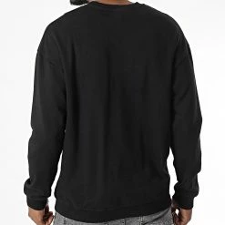 Offres 🛒 Sweat Crewneck D7416 Noir de KZR 😉 -KZR Soldes kzr 342153 D7416 BLACK 20221007T150011 04