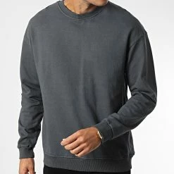 Meilleur prix 🌟 Sweat Crewneck D7416 Gris Anthracite de KZR 😍