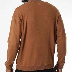 Meilleur prix ✔️ Sweat Crewneck D7416 Camel de KZR 😉 -KZR Soldes kzr 342156 D7416 TABACCO 20221007T150135 04