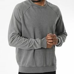 Grosses soldes 🛒 Sweat Crewneck D7418 Gris Anthracite de KZR ❤️ -KZR Soldes kzr 342157 D7418 ANTHRACITE 20221007T150413 03