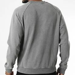 Grosses soldes 🛒 Sweat Crewneck D7418 Gris Anthracite de KZR ❤️ -KZR Soldes kzr 342157 D7418 ANTHRACITE 20221007T150414 04