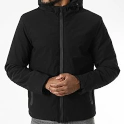 Meilleur prix ❤️ Veste Zippée Capuche TR-2203 Noir de KZR ⭐