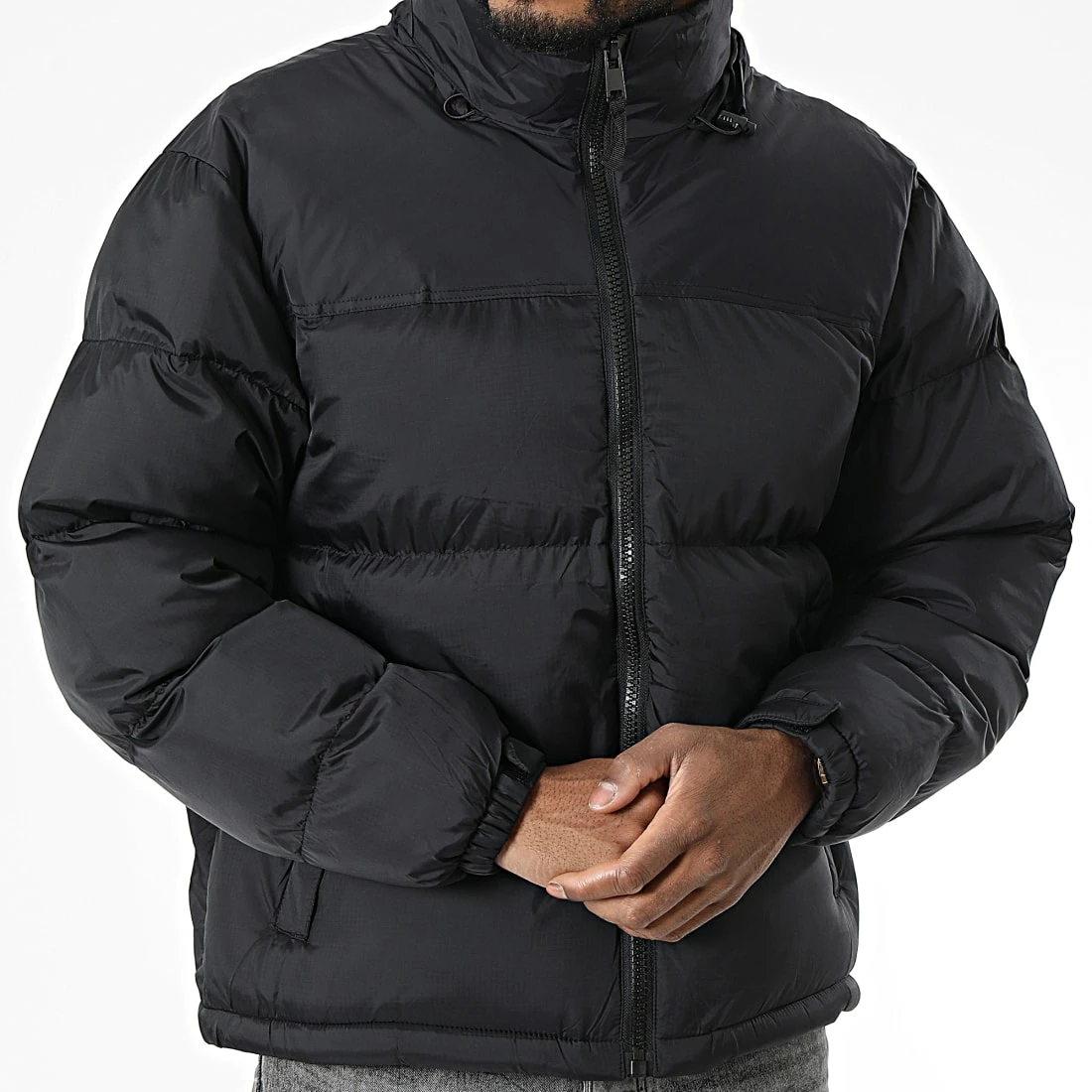 Le moins cher 🤩 Doudoune Capuche XZ-62155 Noir de KZR 😀 5 Le moins cher 🤩 Doudoune Capuche XZ-62155 Noir de KZR 😀 – Image 3