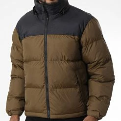 Nouveau ⭐ Doudoune Capuche XZ-62155 Marron de KZR ⭐ -KZR Soldes kzr 342178 XZ 62155 OLIVE 20221006T161754 03