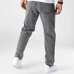 Offres 😉 Jean Baggy Fit TH37850 Gris de KZR 🎉 -KZR Soldes kzr 342203 TH37850 GREY 20221007T152632 04