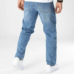 Offres 🌟 Jean Baggy Fit TH37851 Bleu Denim de KZR 🔥 -KZR Soldes kzr 342207 TH37851 MEDIUM BLUE 20221006T160634 04