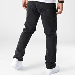Promo 🥰 Jean Regular Fit TH37858 Noir de KZR 🥰 -KZR Soldes kzr 342209 TH37858 BLACK 20221007T152947 04