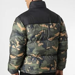 Tout neuf ⌛ Doudoune Camouflage TR-2209 Vert Kaki Noir de KZR 🔥 -KZR Soldes kzr 348346 TR 2209 CAMOUFLAGE 20221121T150718 04